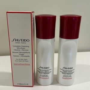 Shiseido complete cleansing microfoam cleanse & remove
